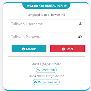 Register PGRI Kota Banda Aceh - Persatuan Guru Republik Indonesia Cabang Kota Banda Aceh